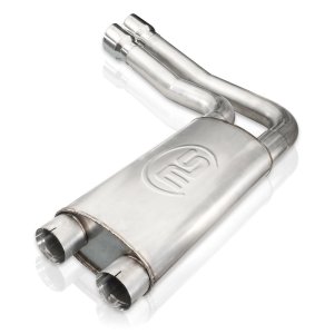Ford SVT Lightning Performance Exhaust - Stainless Works - Catback, Dual Inlet/Outlet Chambered Muffler - `99-`04